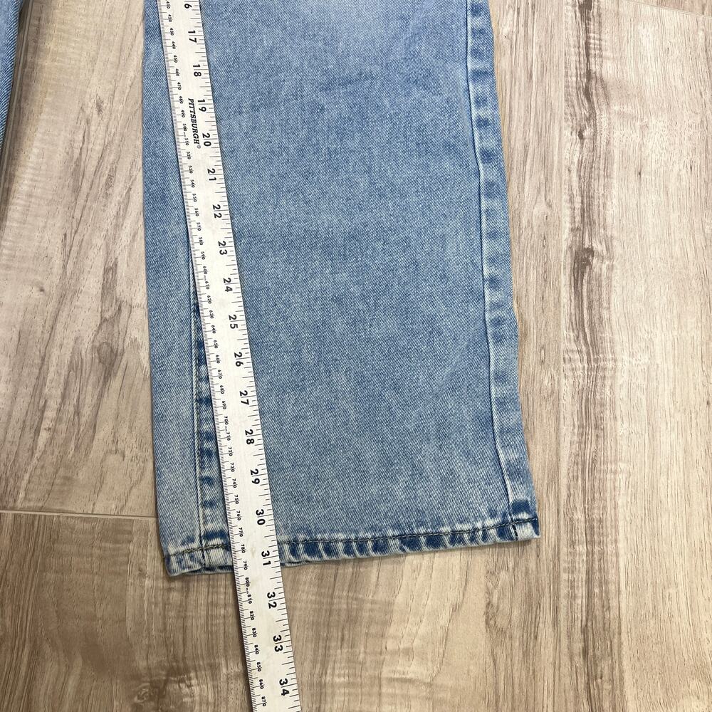 Shein Women's Straight Leg Mid Rise Light Denim Blue Jeans Size 26 - Picture 4 of 9